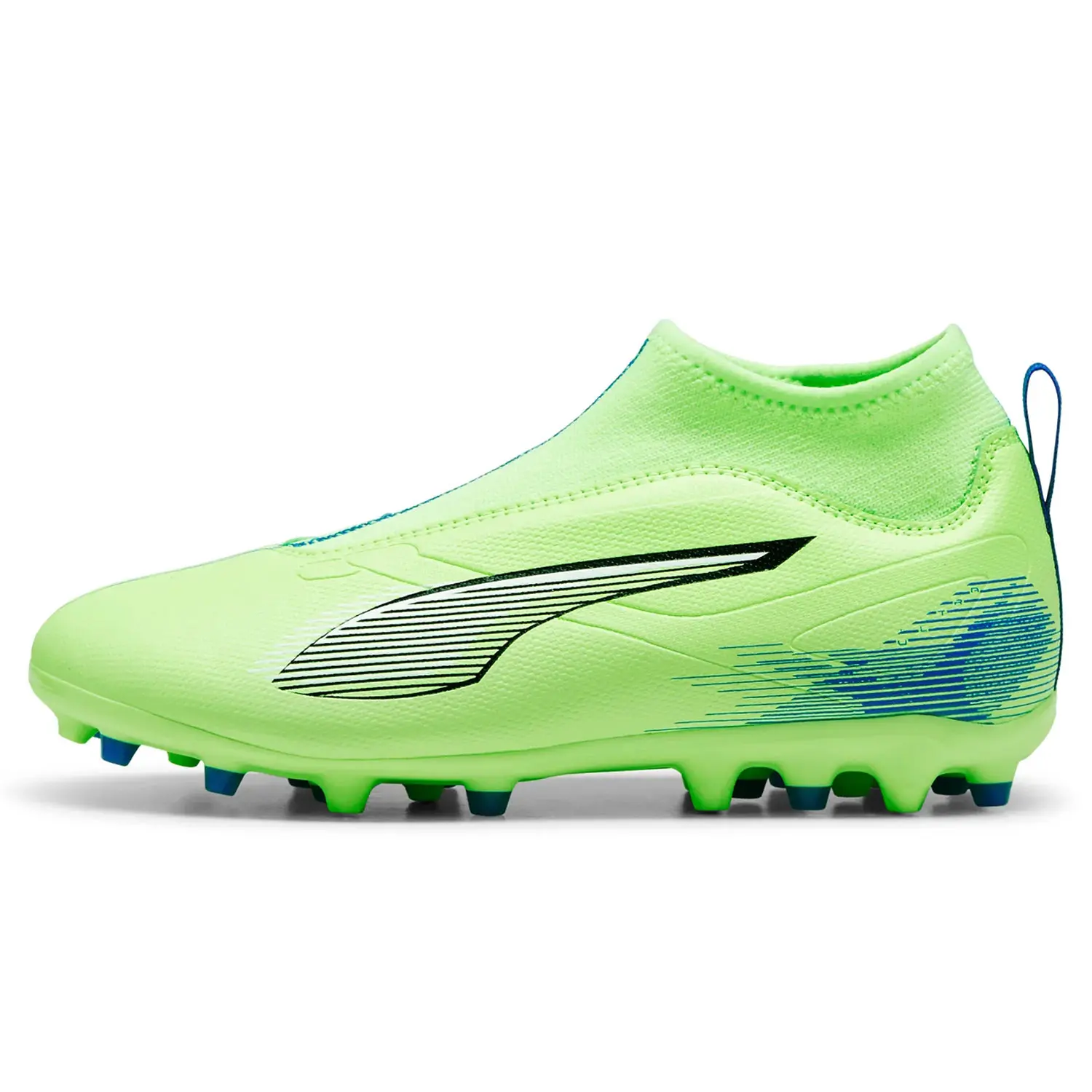 

PUMA Ультра 5 match устойчивые к истиранию полувысокие детские футбольные бутсы green