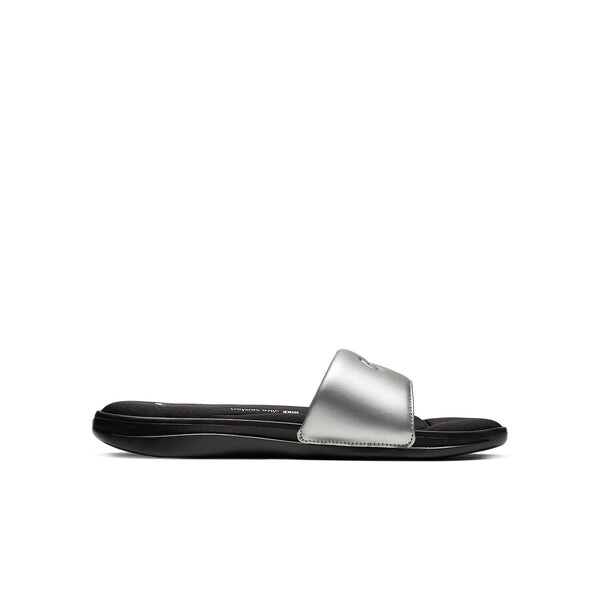 Тапочки ultra comfort3 slide slide black/silver Nike, черный — фото 2