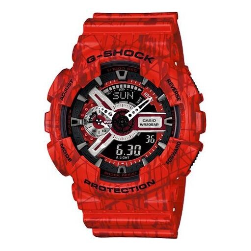 

Часы CASIO G-Shock Analog-Digital 'Red', красный