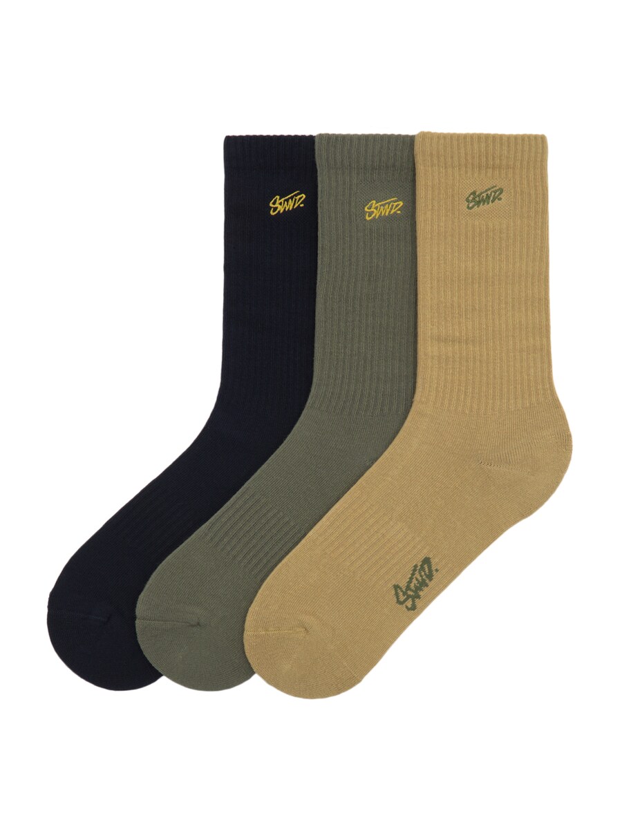 

Носки Pull&Bear, цвет marine blue/Khaki/Olive