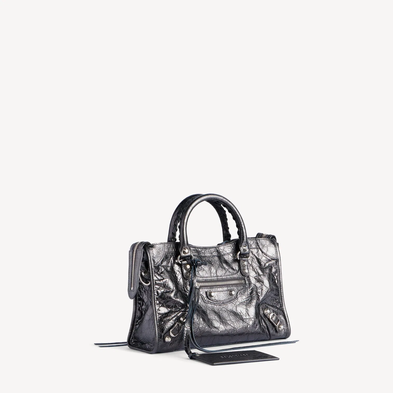 Женская сумка Le City Small в стальном сером цвете BALENCIAGA — фото 2