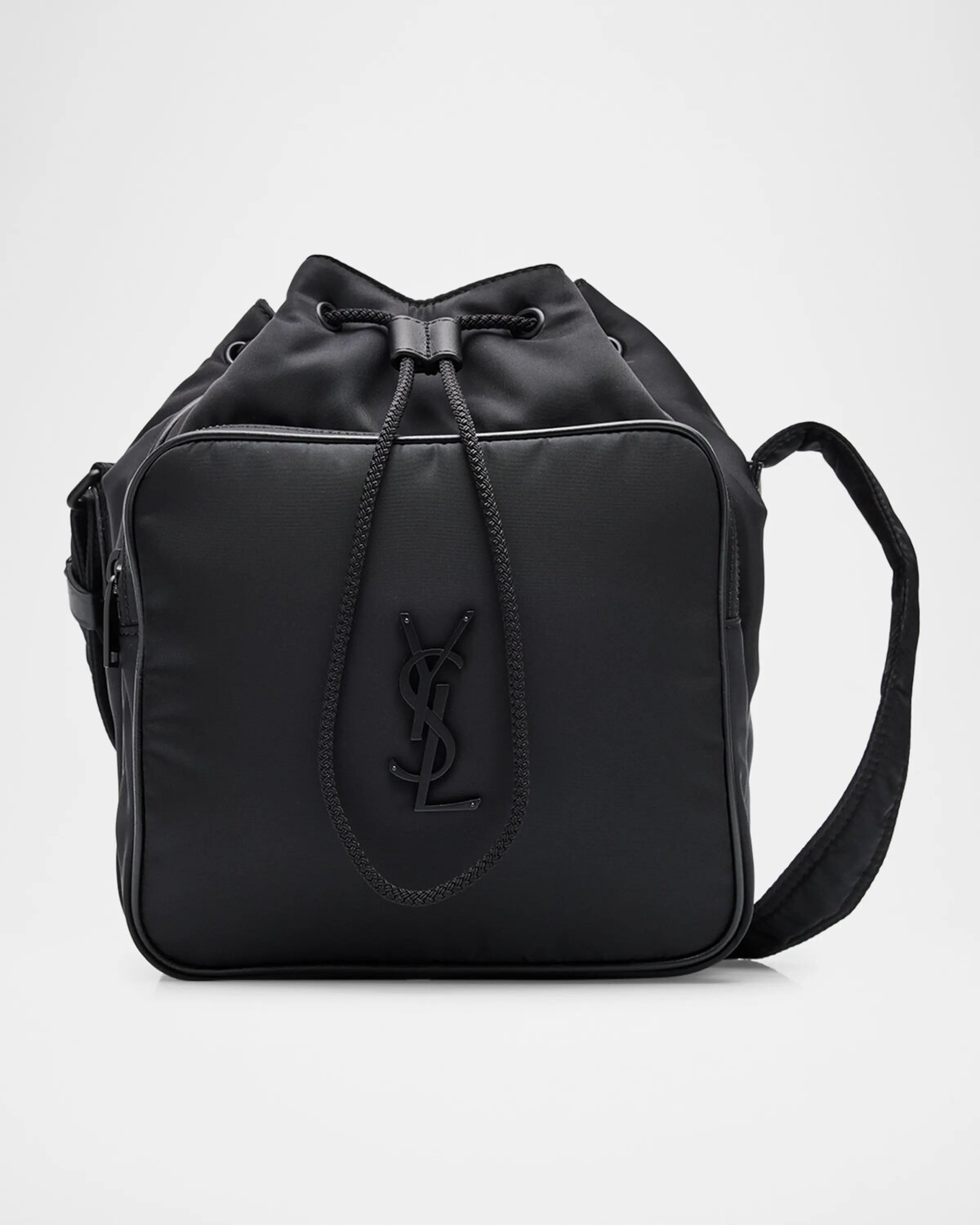 

Мужская маленькая сумка через плечо Niki YSL из нейлона Saint Laurent, черный