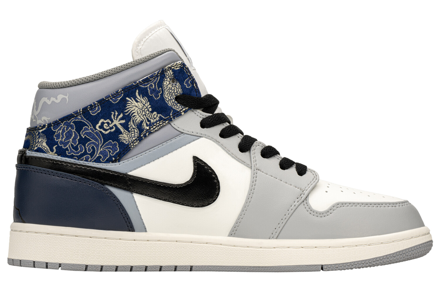 

Jordan Air Jordan 1 винтажные баскетбольные кроссовки мужские, Gray/Blue
