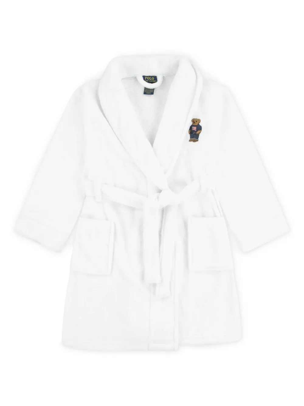 

Халат с нашивкой Polo Bear POLO RALPH LAUREN KIDS, белый