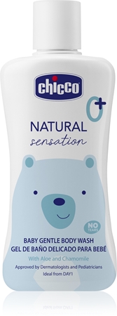 

Нежное очищающее средство для детей с рождения Chicco Natural Sensation Baby, 200 ml
