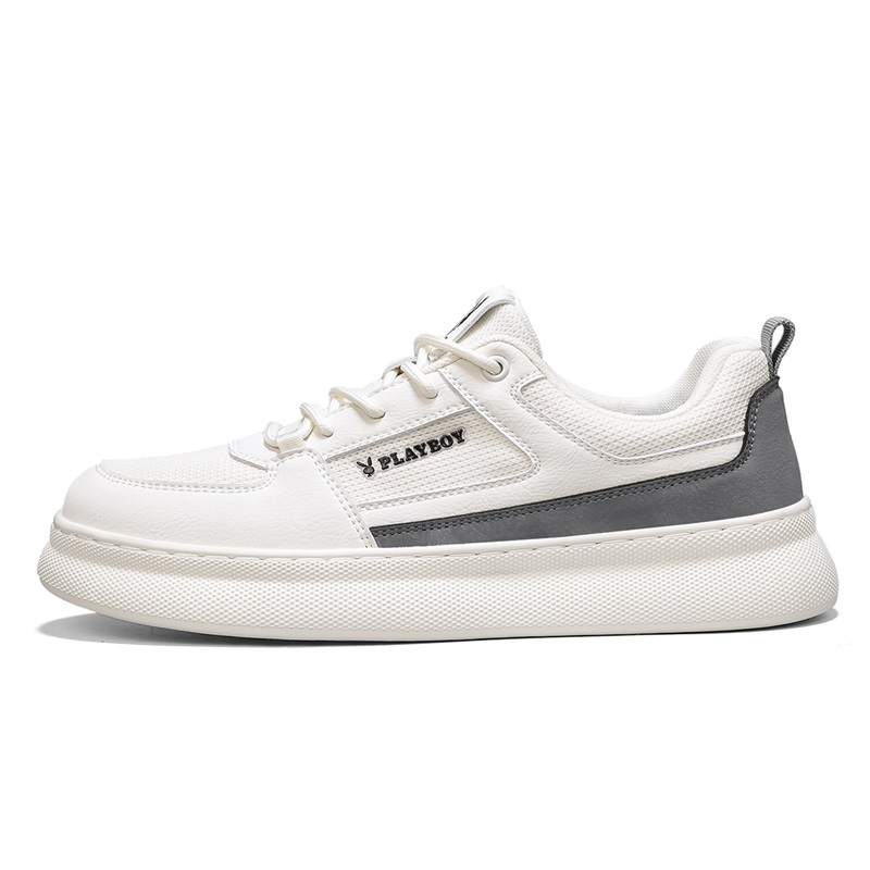 

Кроссовки Low-Top Skateboard Shoes Men's Playboy, белый/черный