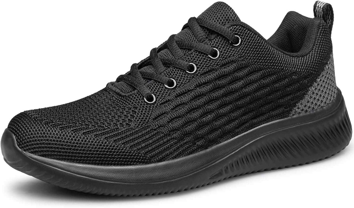 

Мужские прогулочные туфли, противоскользящие кроссовки для бега, легкие дышащие теннисные кроссовки для тренировок и спорта Amansse, черный
