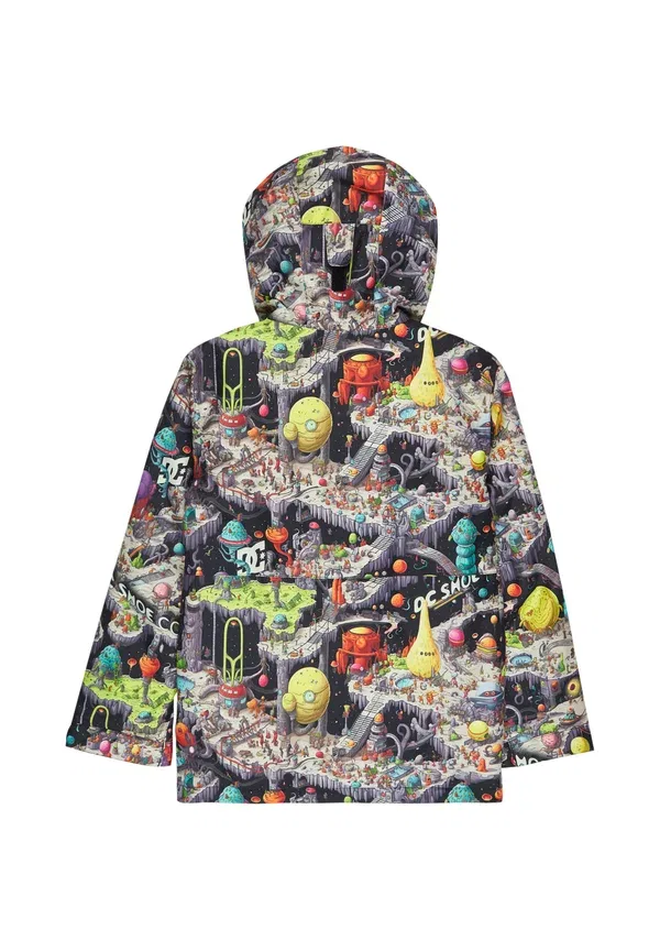 Куртка с капюшоном для сноуборда Dc Shoes, kta outer world, черный — фото 2