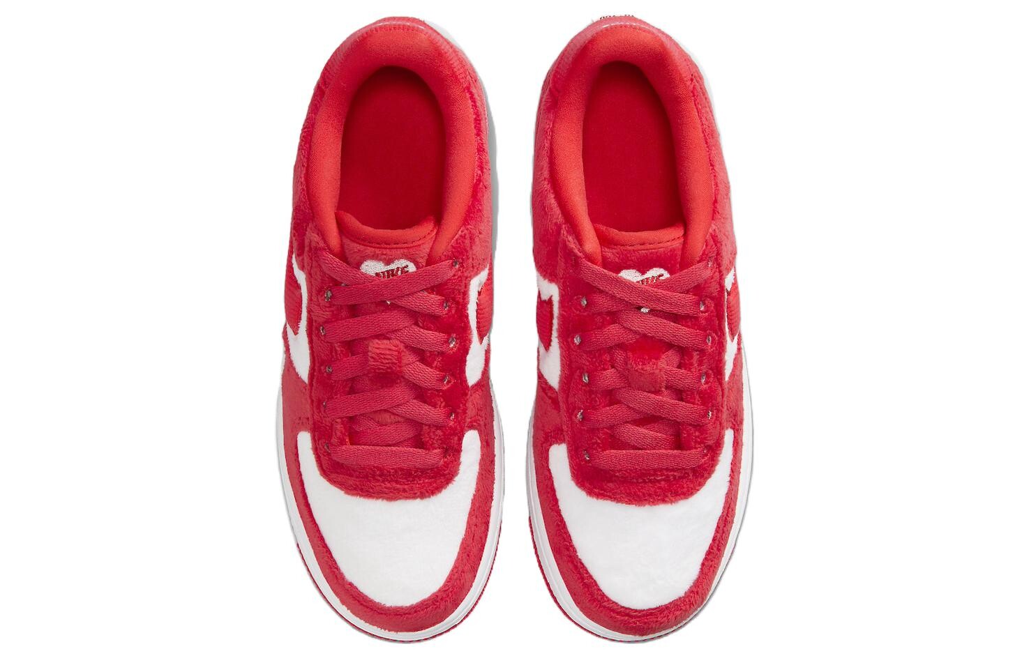Air Force 1 Low «День святого Валентина» флис 2024 GS Nike, красный/белый — фото 4
