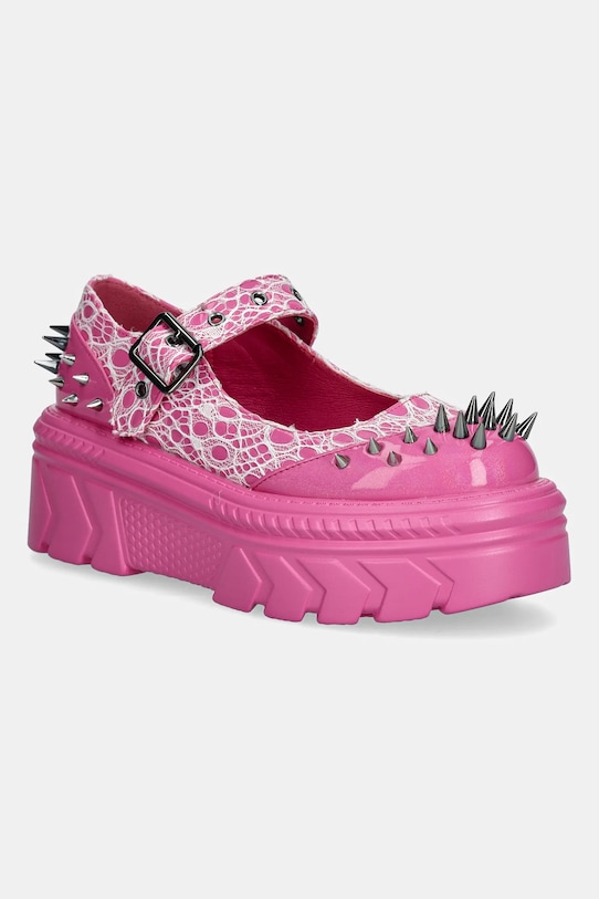Балетки Candyfloss Demon Spiked Stomper Koi Footwear, розовый