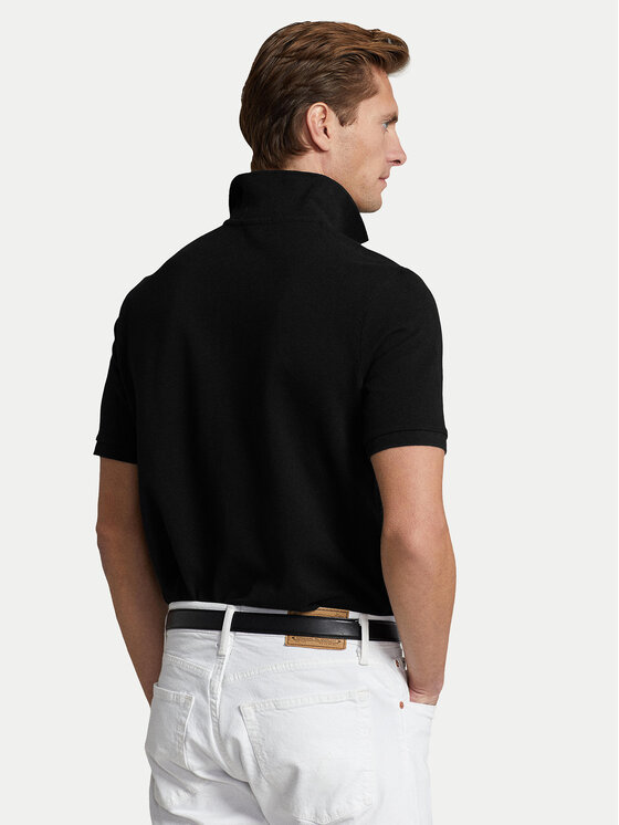 Поло classic fit 710783656020 Polo Ralph Lauren, черный — фото 3