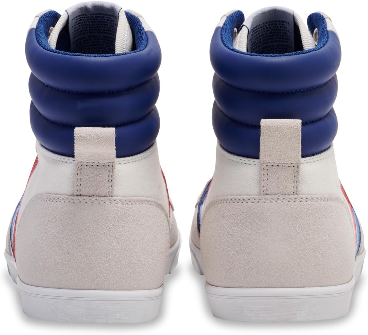 Мужские высокие кроссовки Hummel, белый/красный/синий — фото 4