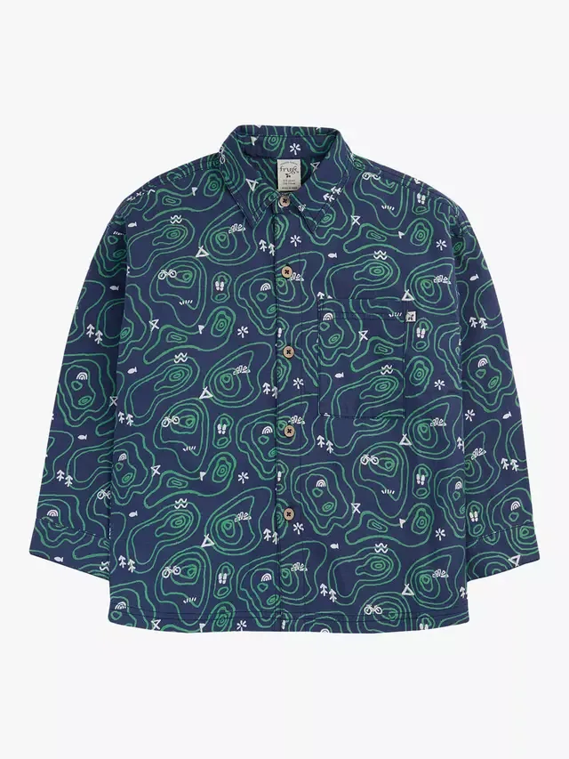 Детская куртка Henry Shacket, разноцветная Frugi