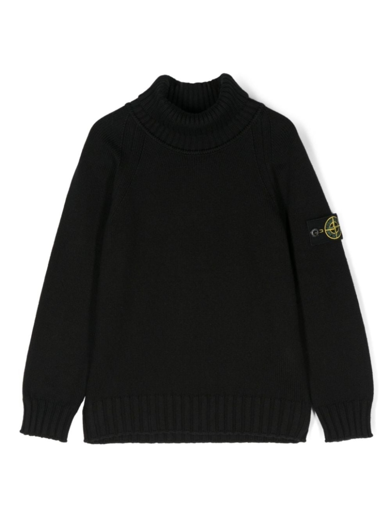 

Stone Island Junior свитер с нашивкой Compass, черный