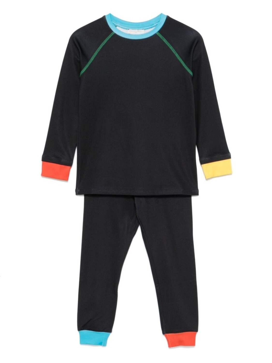 

Спортивный костюм Stella McCartney Kids с контрастной отделкой, черный