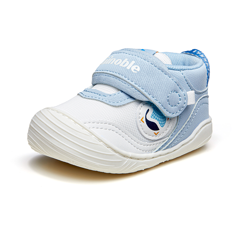 

Низкие детские туфли для младенцев и малышей GINOBLE, белый/синий