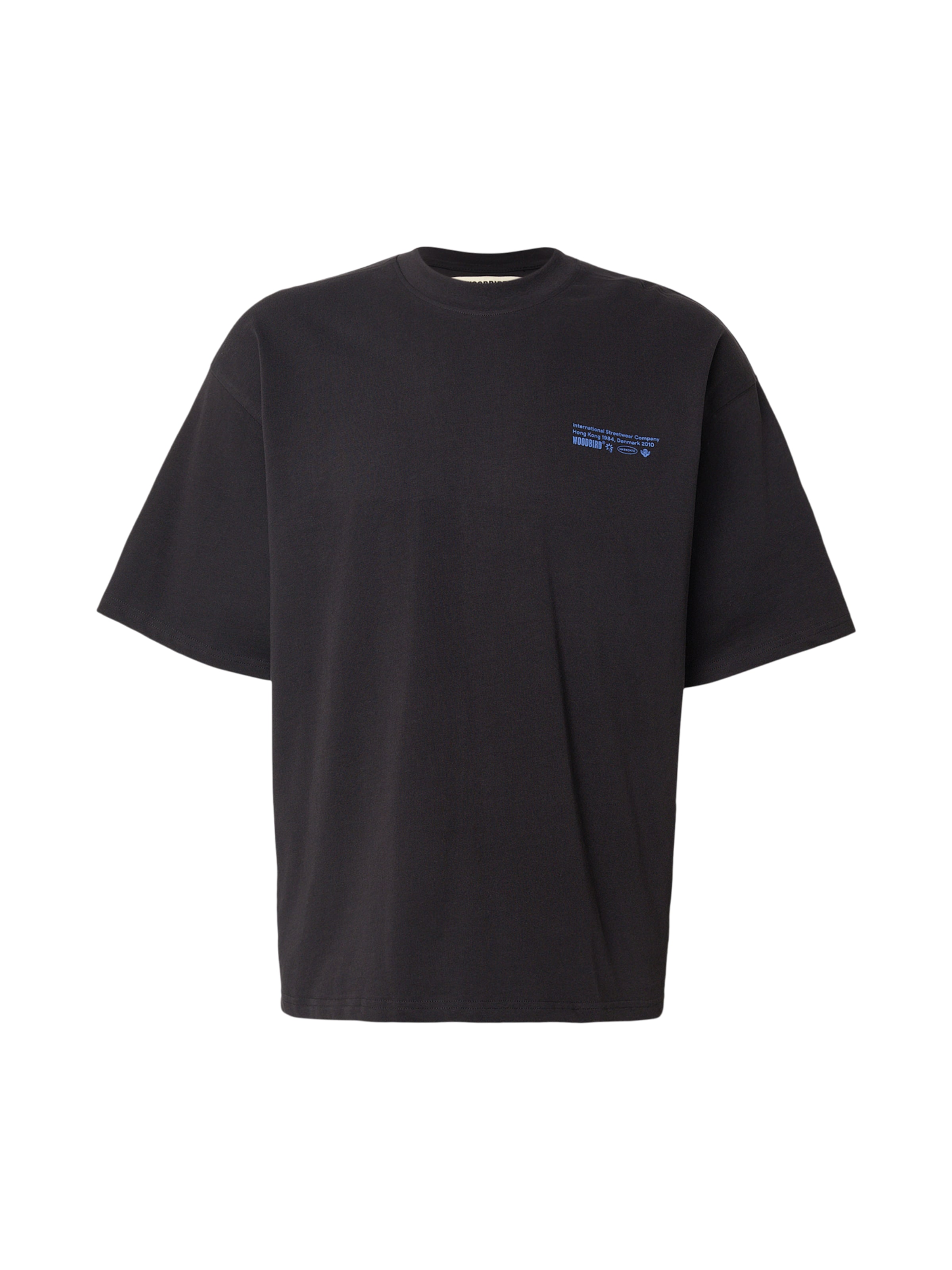 

Woodbird Футболка 'Beam Wobble' в черном цвете