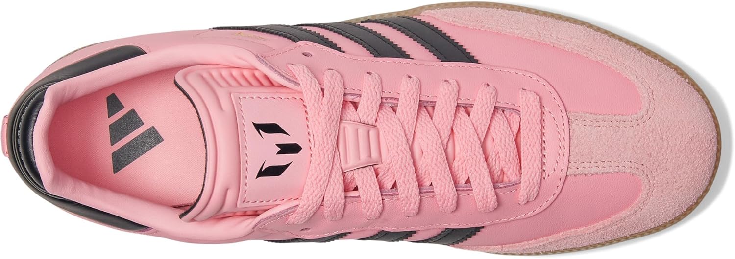 Мужские кроссовки Adidas Samba Messi, черный/розовый/светло-розовый — фото 3
