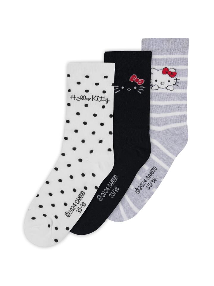 

Носки Hello Kitty 3er-Set: Socken Hello Kitty, разноцветный