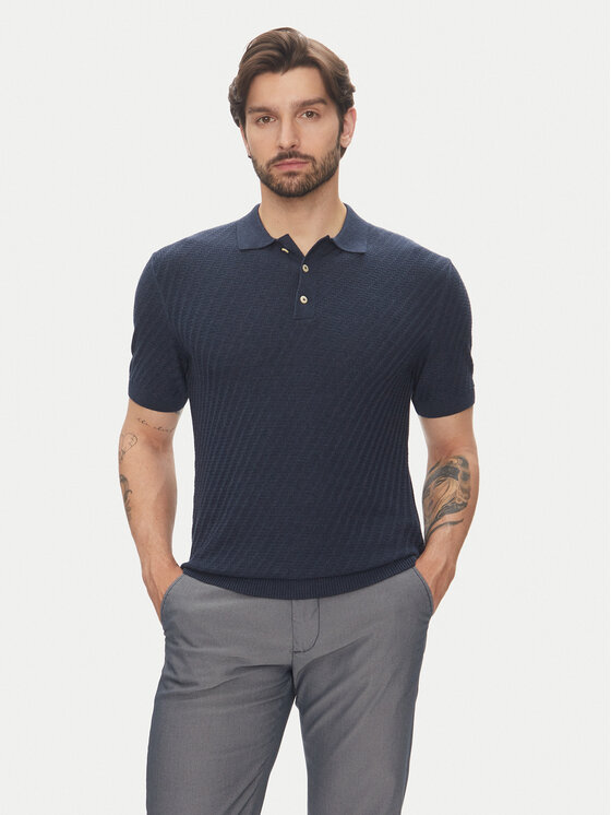 

Рубашка поло облегающего кроя C5 51314.5094 Pierre Cardin, синий