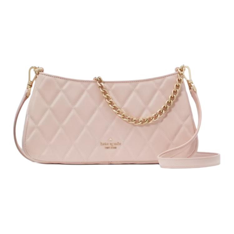 

Kate Spade Кожаная сумка через плечо женская розовый дым