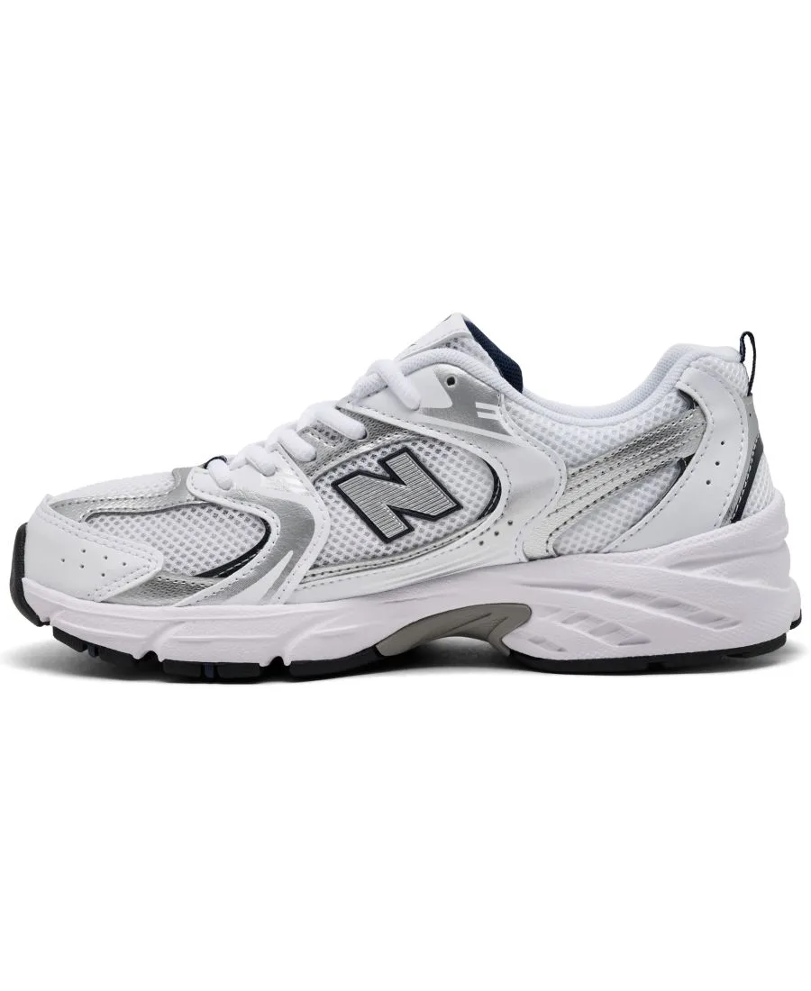 Детские повседневные кроссовки Big Kids 530 от Finish Line New Balance, белый — фото 3