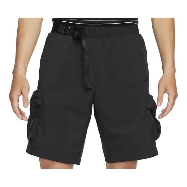 

Шорты Men's Nike Solid Color Elastic Waistband Side Pocket Shorts Black DQ4281-010