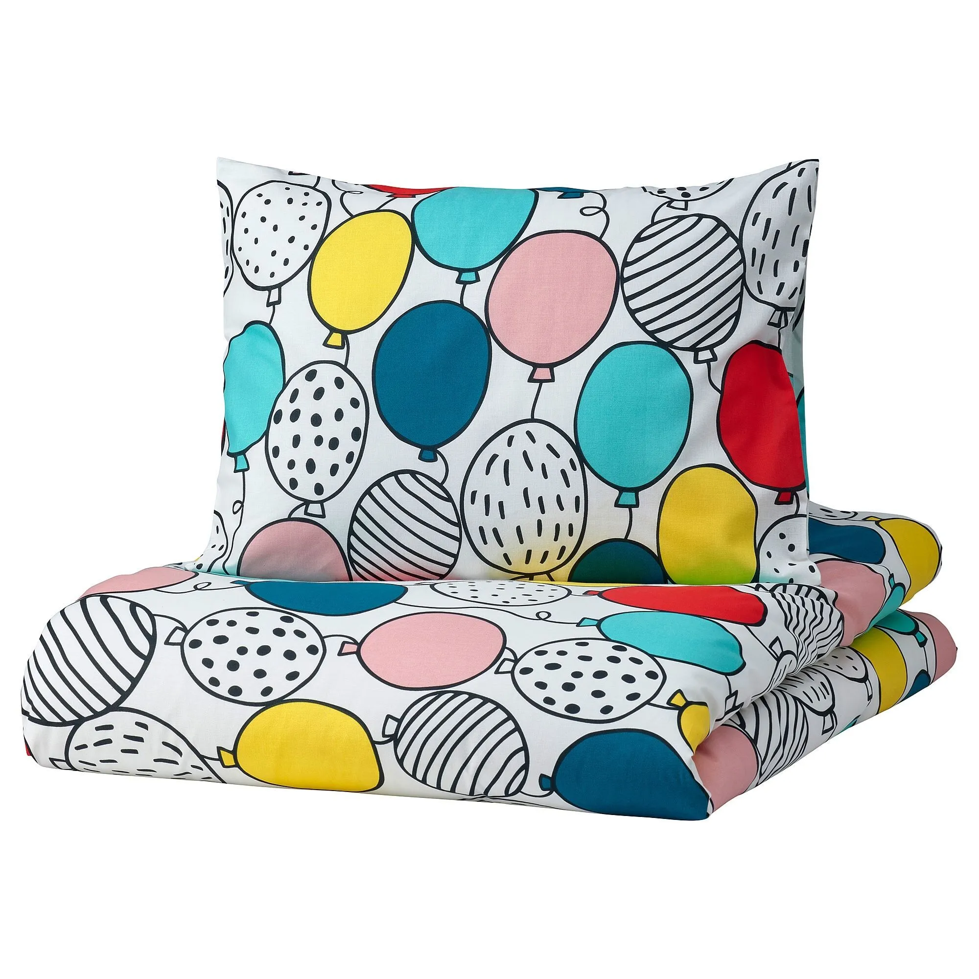 

Одинарные пододеяльники, разноцветные, 150х200/50х60 см, BUSENKEL IKEA
