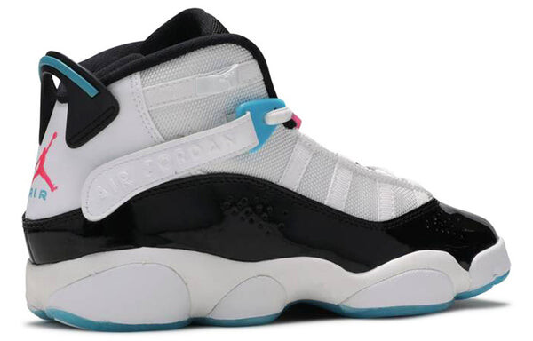 Кроссовки 6 колец Air Jordan, белый — фото 3