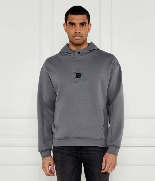

Свитер дебостако Relaxed fit Hugo, серый