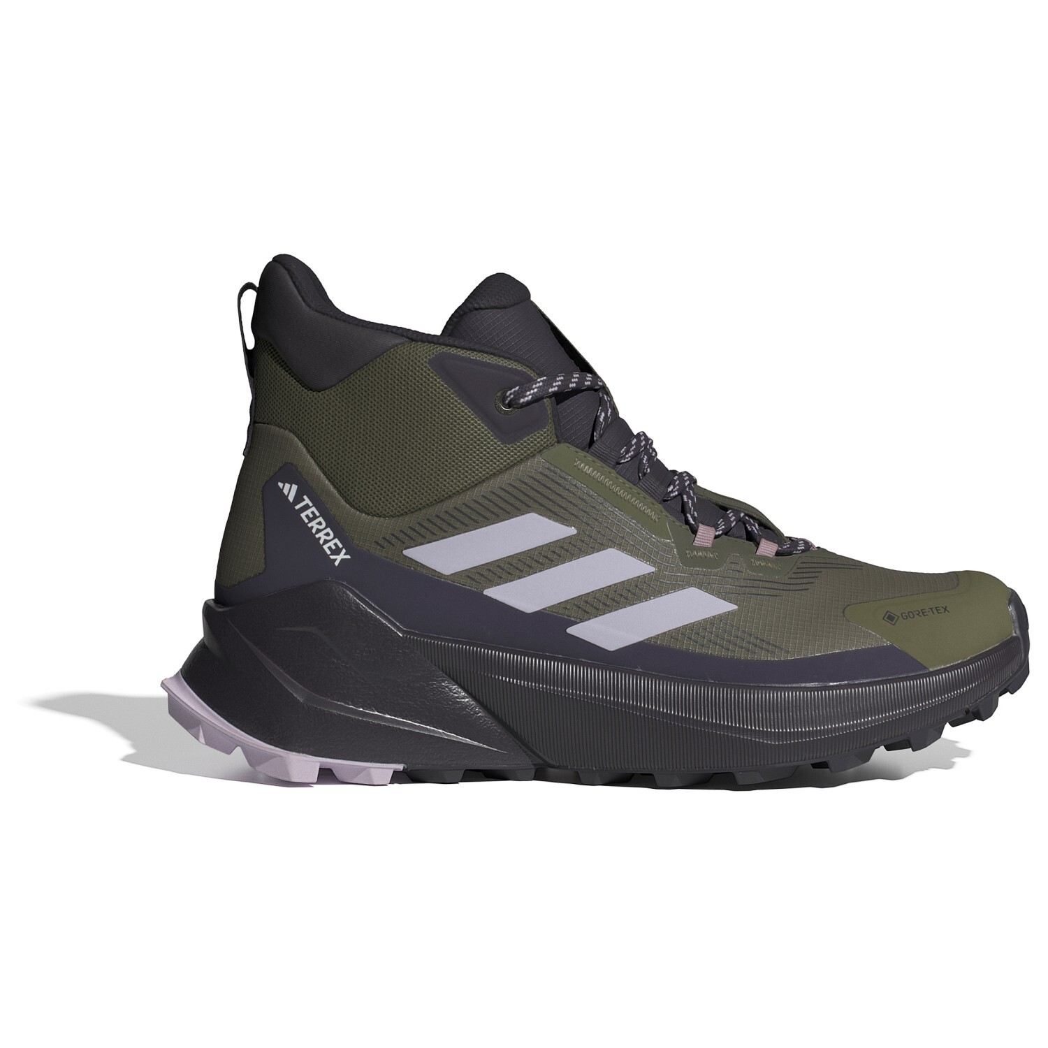 

Походная обувь Adidas Terrex Terrex Trailmaker 2 Mid GTX, цвет Olive Strata/Silver Dawn/Aurora Black