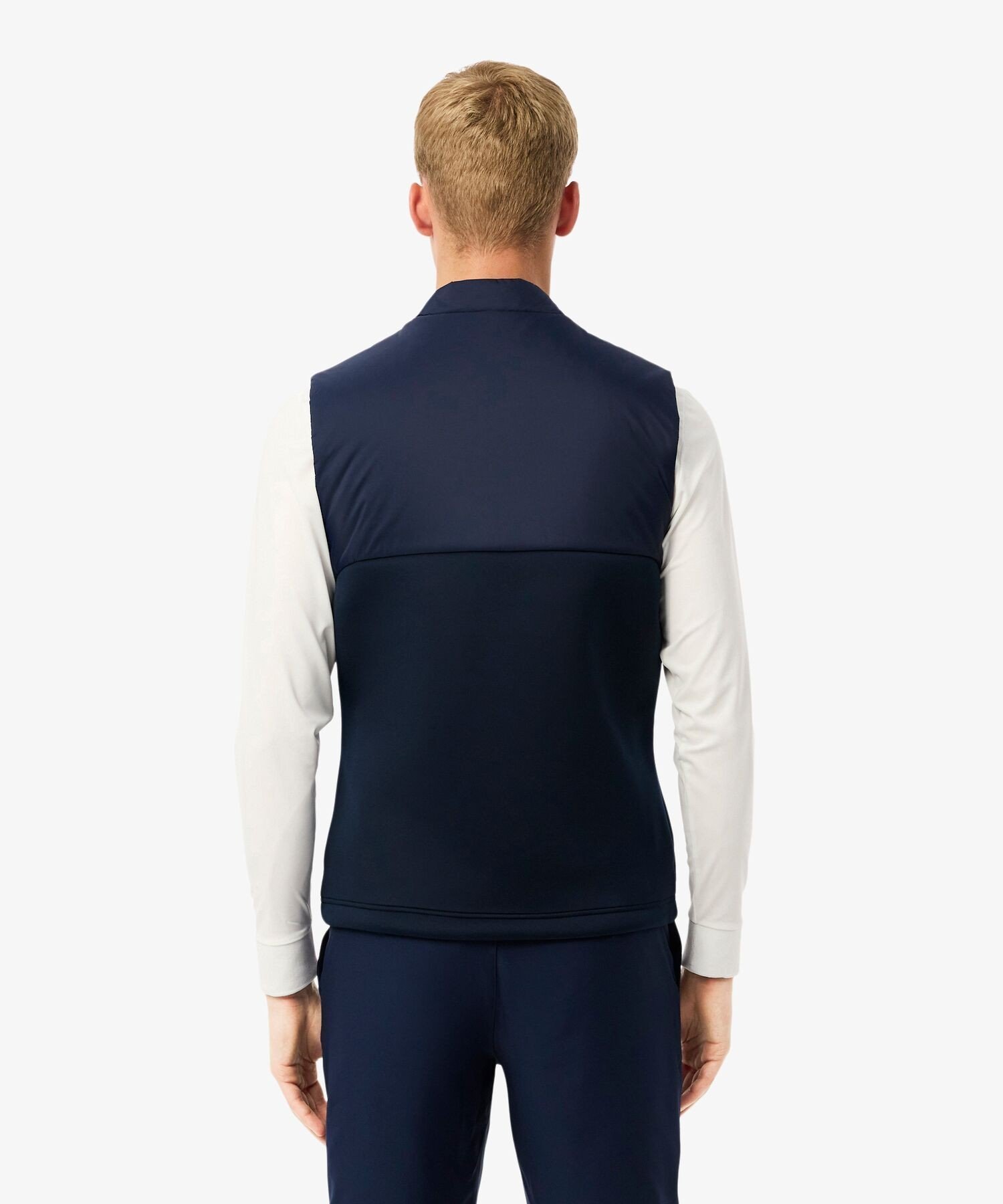 Стеганый жилет с мягкой подкладкой LACOSTE, Navy — фото 4