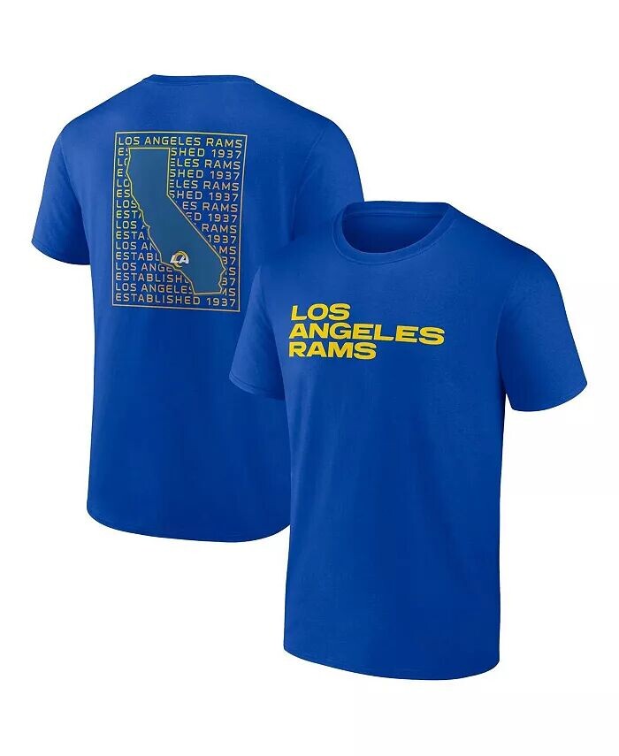 

Мужская футболка Royal Los Angeles Rams Home Field Advantage Fanatics