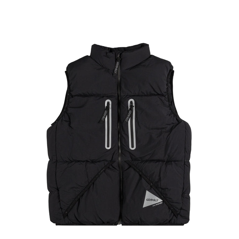 

Пуховик x and wander down vest Gramicci, черный