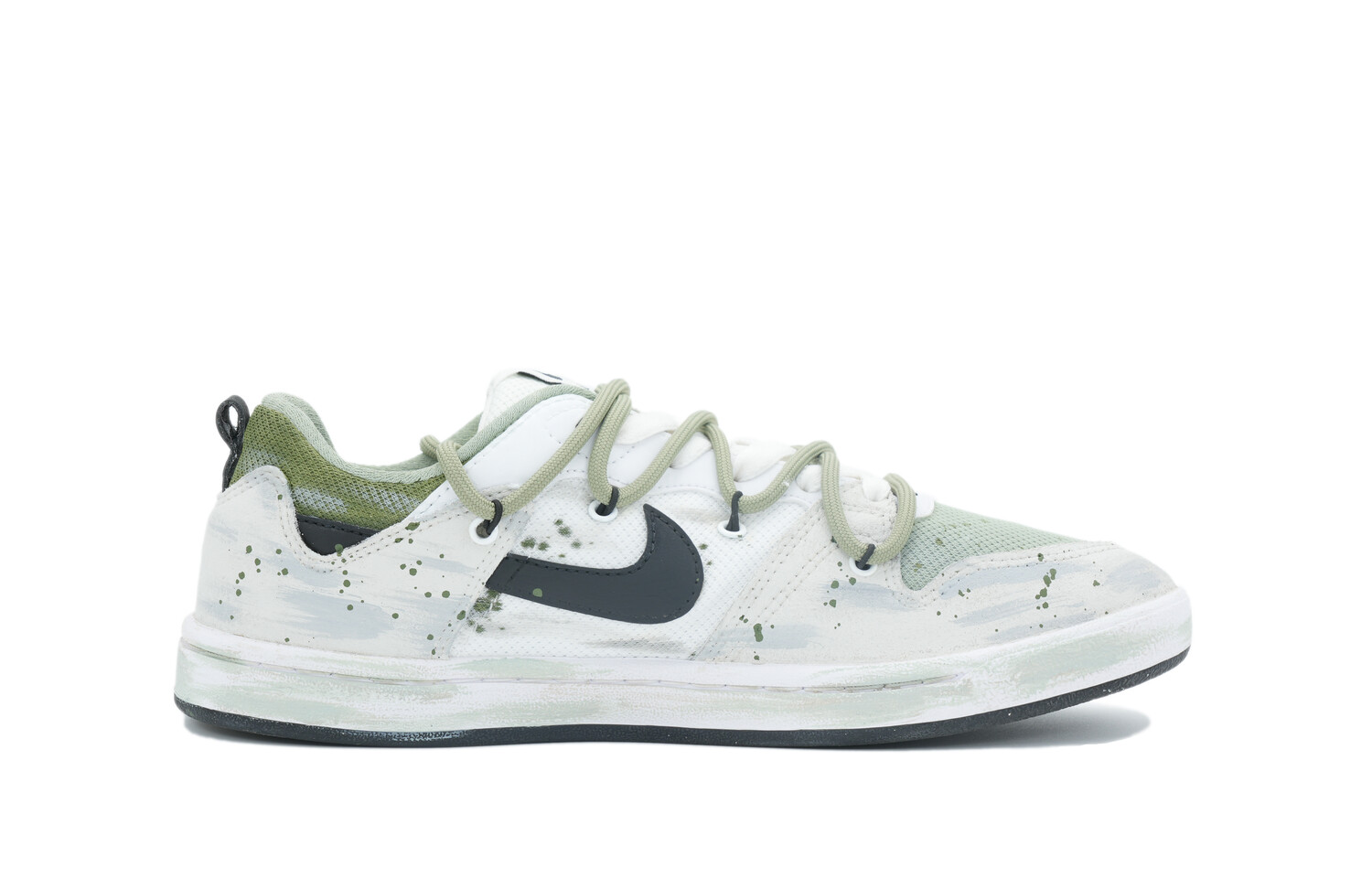 

SB Alleyoop Скейтборд Кроссовки Мужские Низкие белый/зеленый Nike