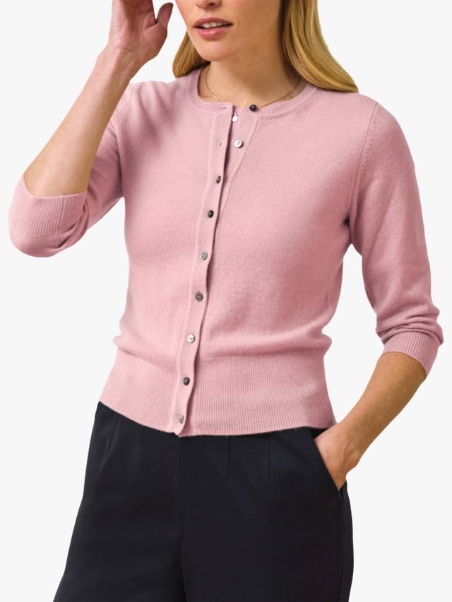 

Кропированный кардиган из чистого кашемира Pure Collection, Frosted Pink