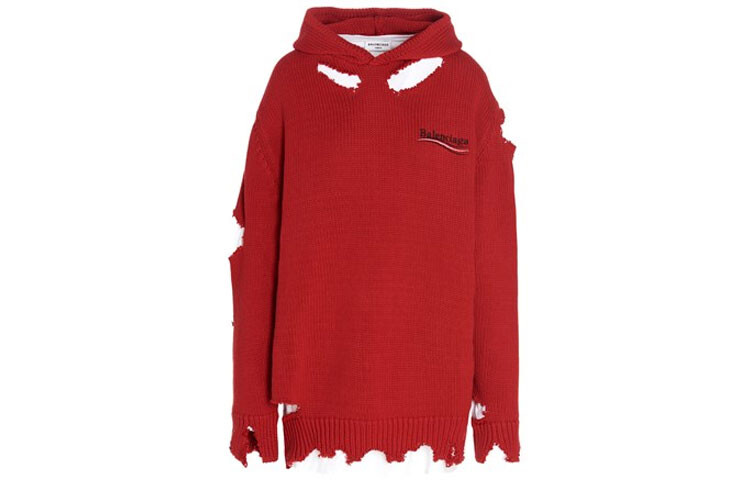 

Свитер женский Balenciaga, красный
