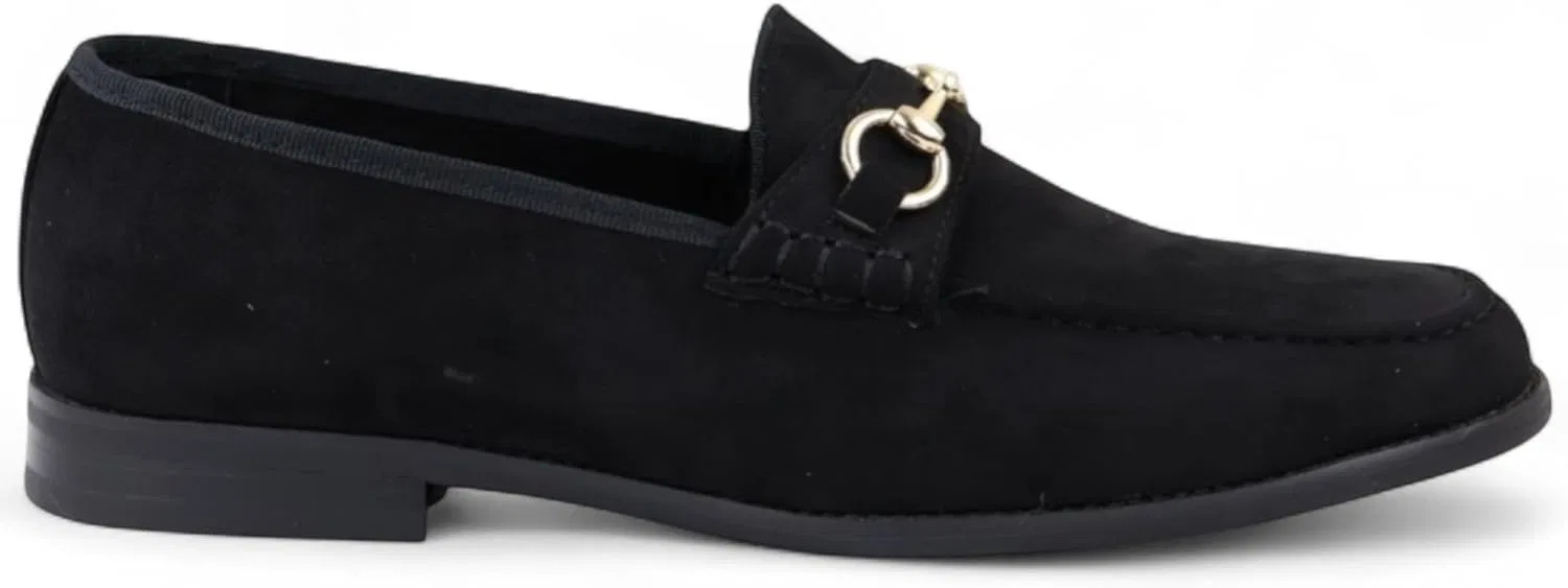 Мокасины мужские замшевые Dolcetto Moccasin, Black Infinity Leather