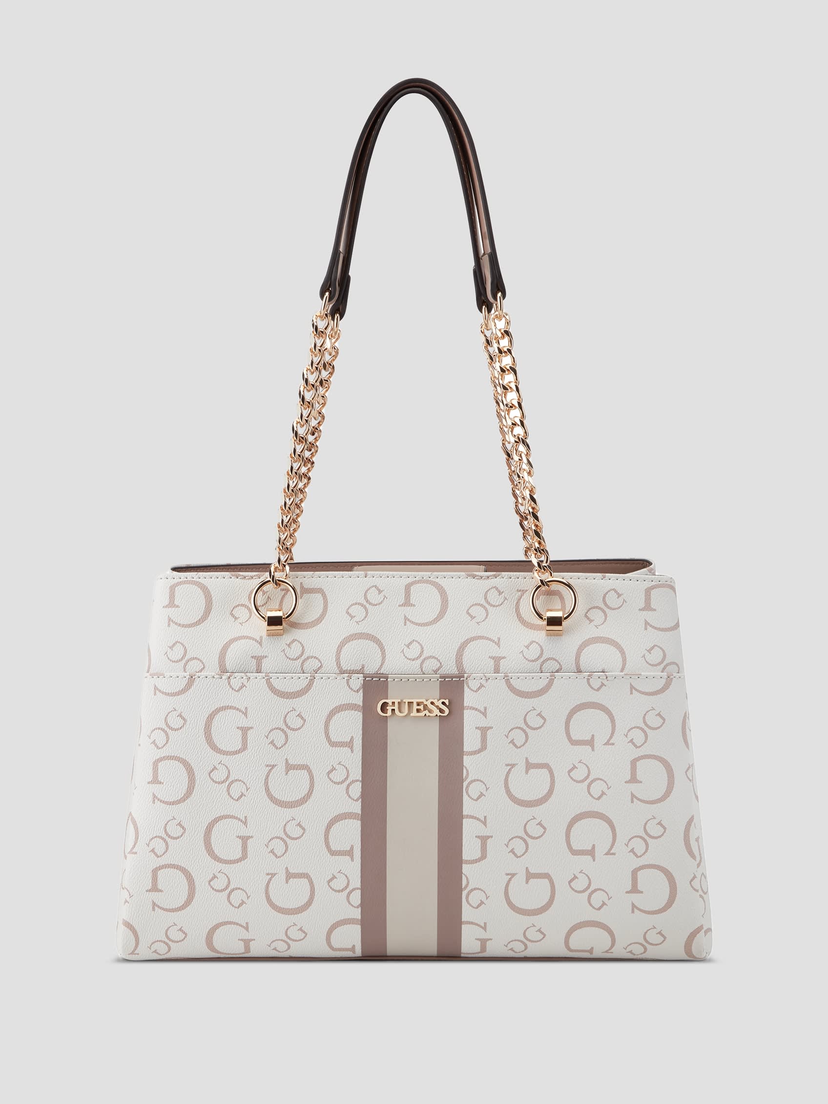 

Сумка с логотипом Brecken Guess Factory, розовый