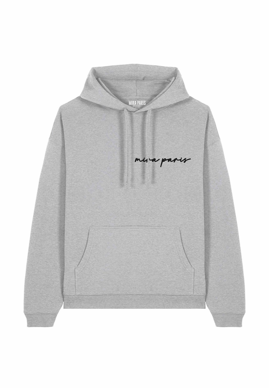 

Толстовка MIRA EMBROIDERY UNISEX VINTAGE HOODIE - Hoodie Mira Paris, серый