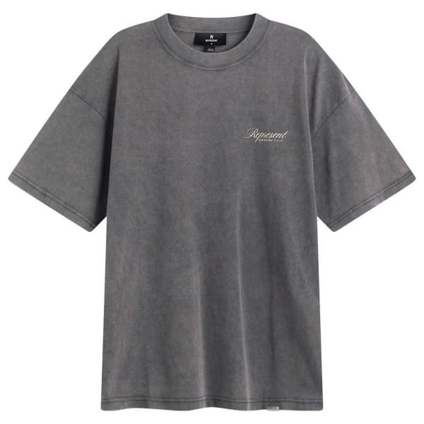 

Футболка с надписью "Клуб владельцев" Represent, vintage серый