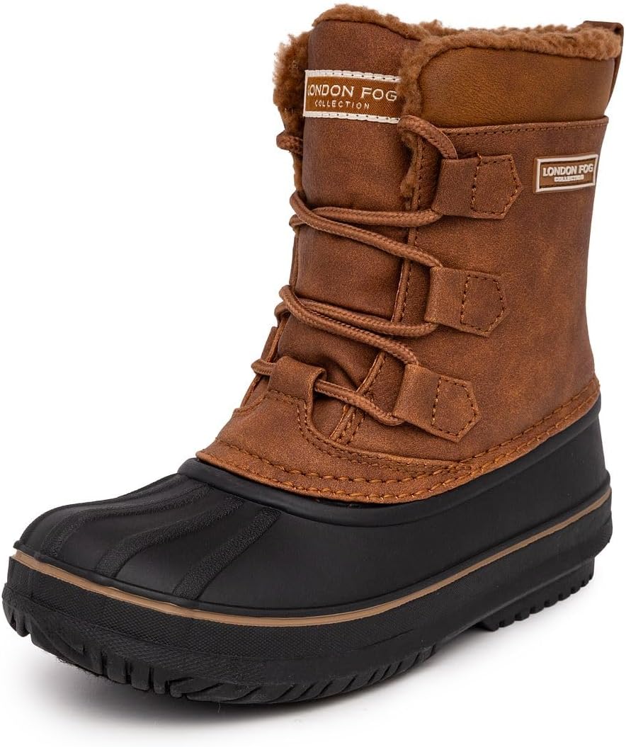 

Ботинки для мальчиков LONDON FOG Cheshire для холодной погоды и снега, Cognac