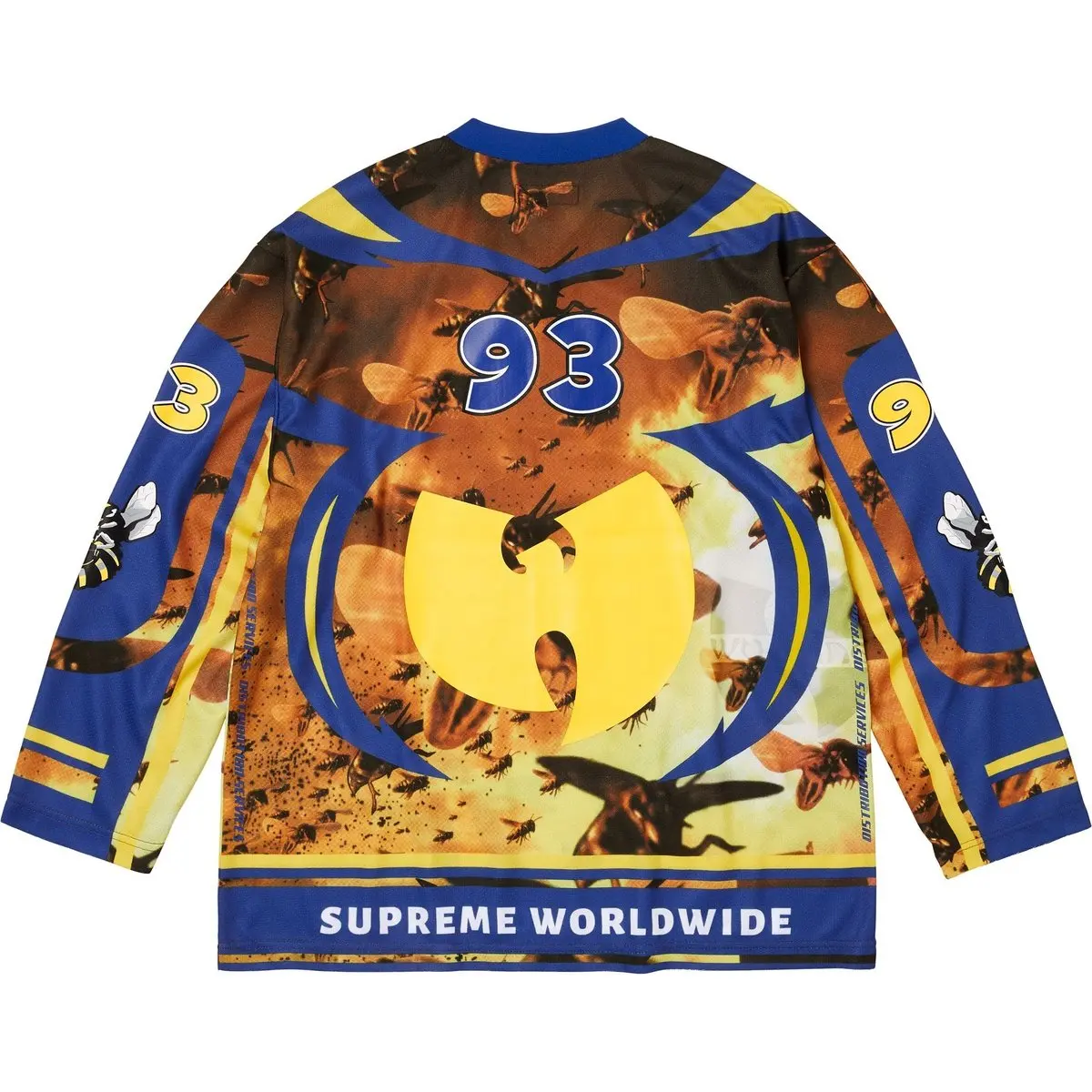 Футболка с длинным рукавом X Wu Tang Clan Supreme, мультиколор — фото 2