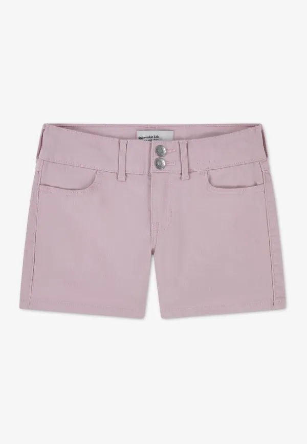 Джинсовые шорты Abercrombie & Fitch, Chalk Pink