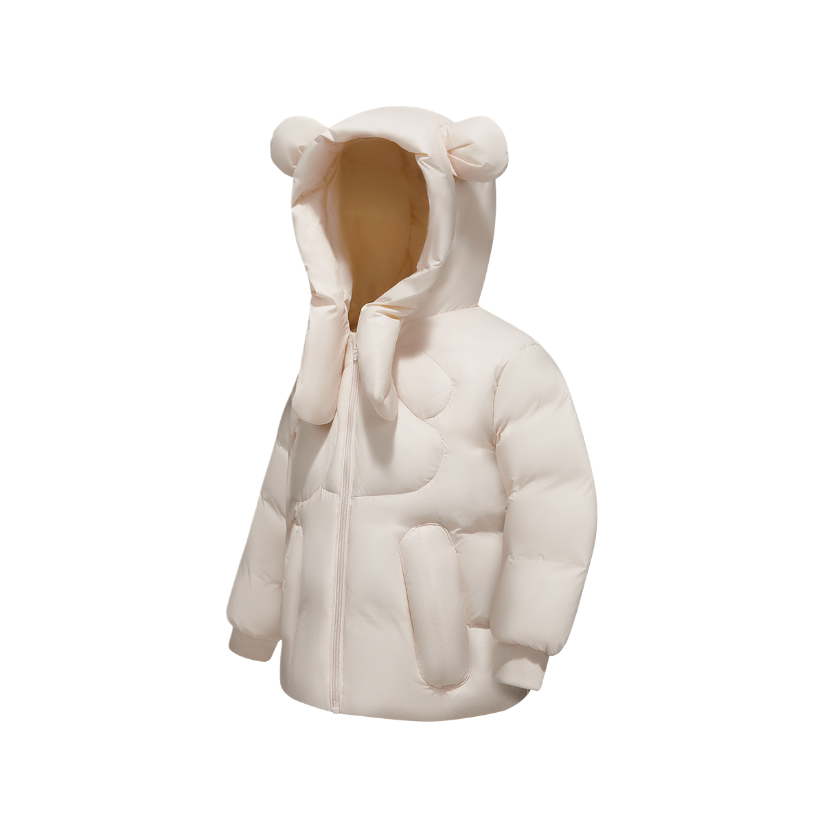 Куртка-пуховик x SEUNGYOUN KIM для детей 3-7 лет FILA KIDS, shell bright желтый розовый — фото 4