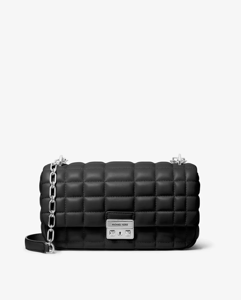 

Сумка через плечо из стеганой кожи Tribeca Michael Michael Kors, черный
