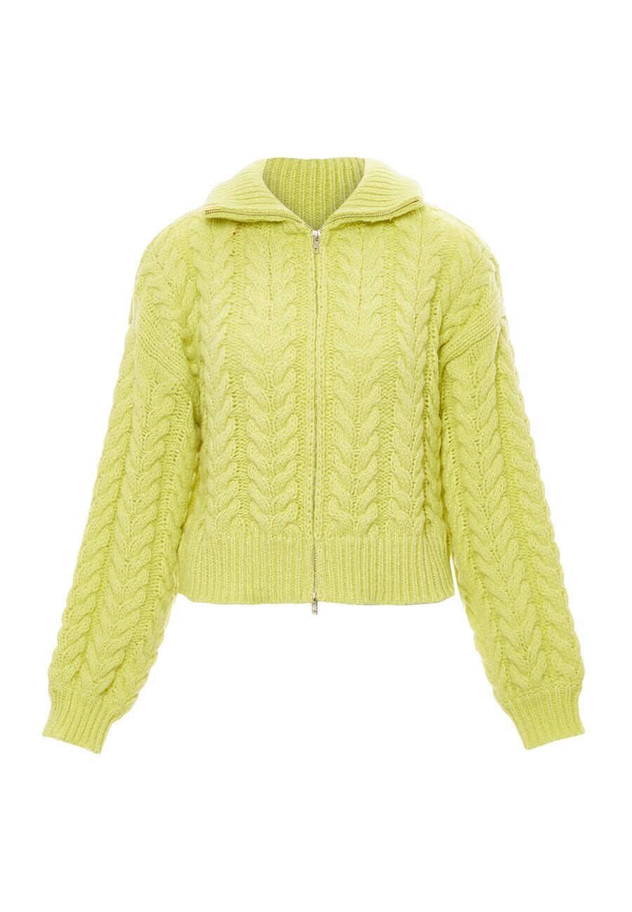 

Вязаный кардиган MYMO Knit Cardigan, лаймовый