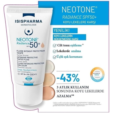 Neotone Radiance SPF 50+ Светлый тон 30 мл Isispharma — фото 2