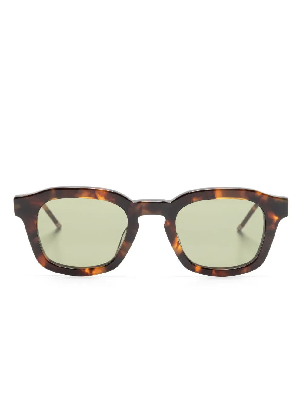 

Солнцезащитные очки трапециевидной формы Thom Browne Eyewear, коричневый
