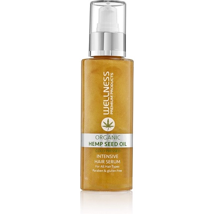 Интенсивная сыворотка для волос Wellness Organic Hemp Seed Oil 100 мл 3,38 жидких унций Wellness Premium Products — фото 2